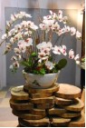 decorative artificial silk flower arrangements p002